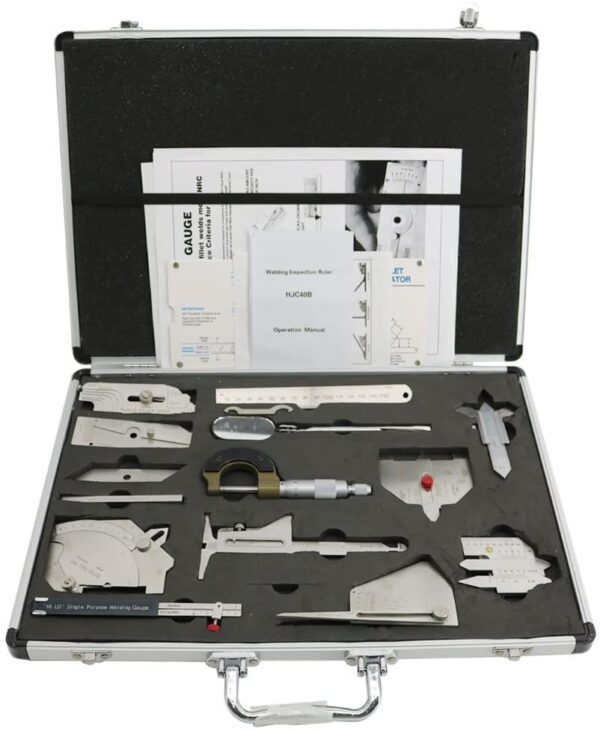 Kit inspección de Soldadura 13 piezas